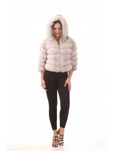 Women's Furry White Jacket