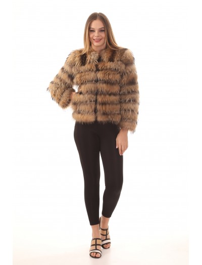 Women's Fur Coat Brown