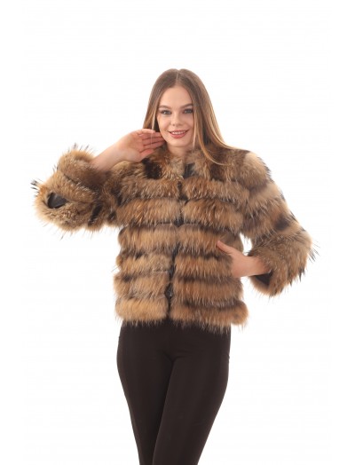 Women's Fur Coat Brown